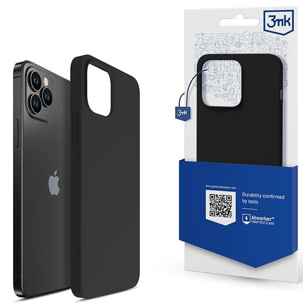 Case 3MK Silicone Case Apple iPhone 12 Pro Max black/black
