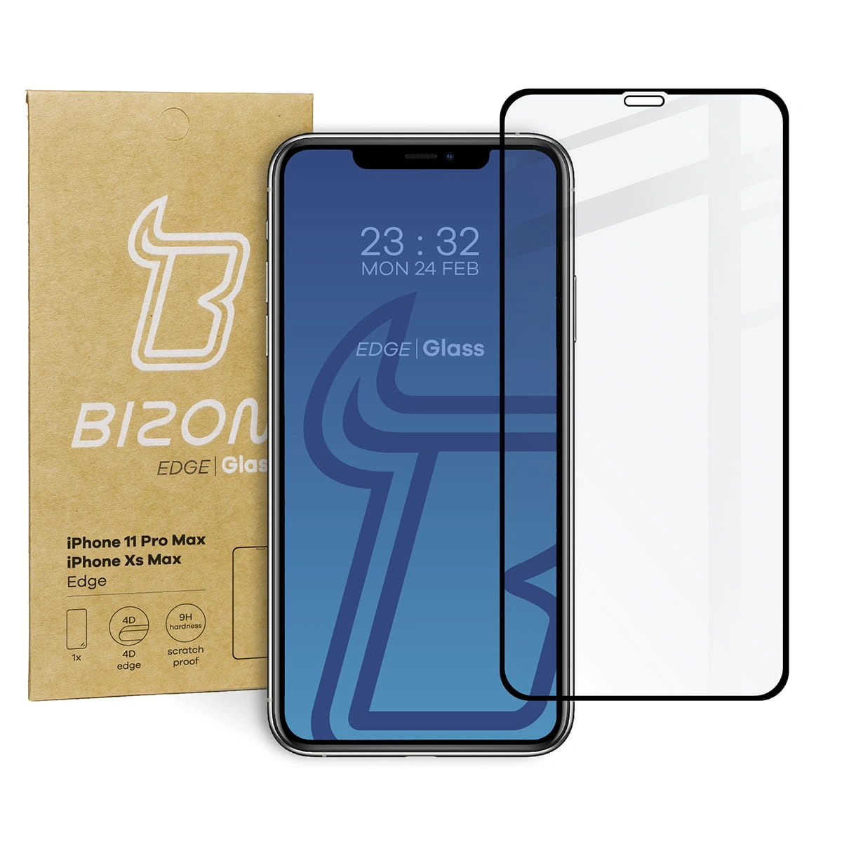 Bizon Glass Edge Apple iPhone 11 Pro Max / Xs Max black
