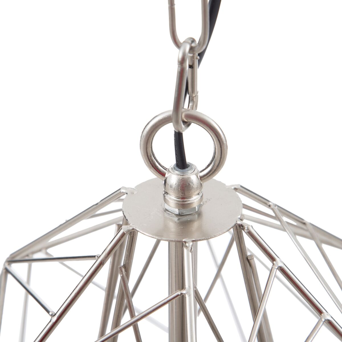 Ceiling Light Metal Silver 34 x 34 x 38 cm