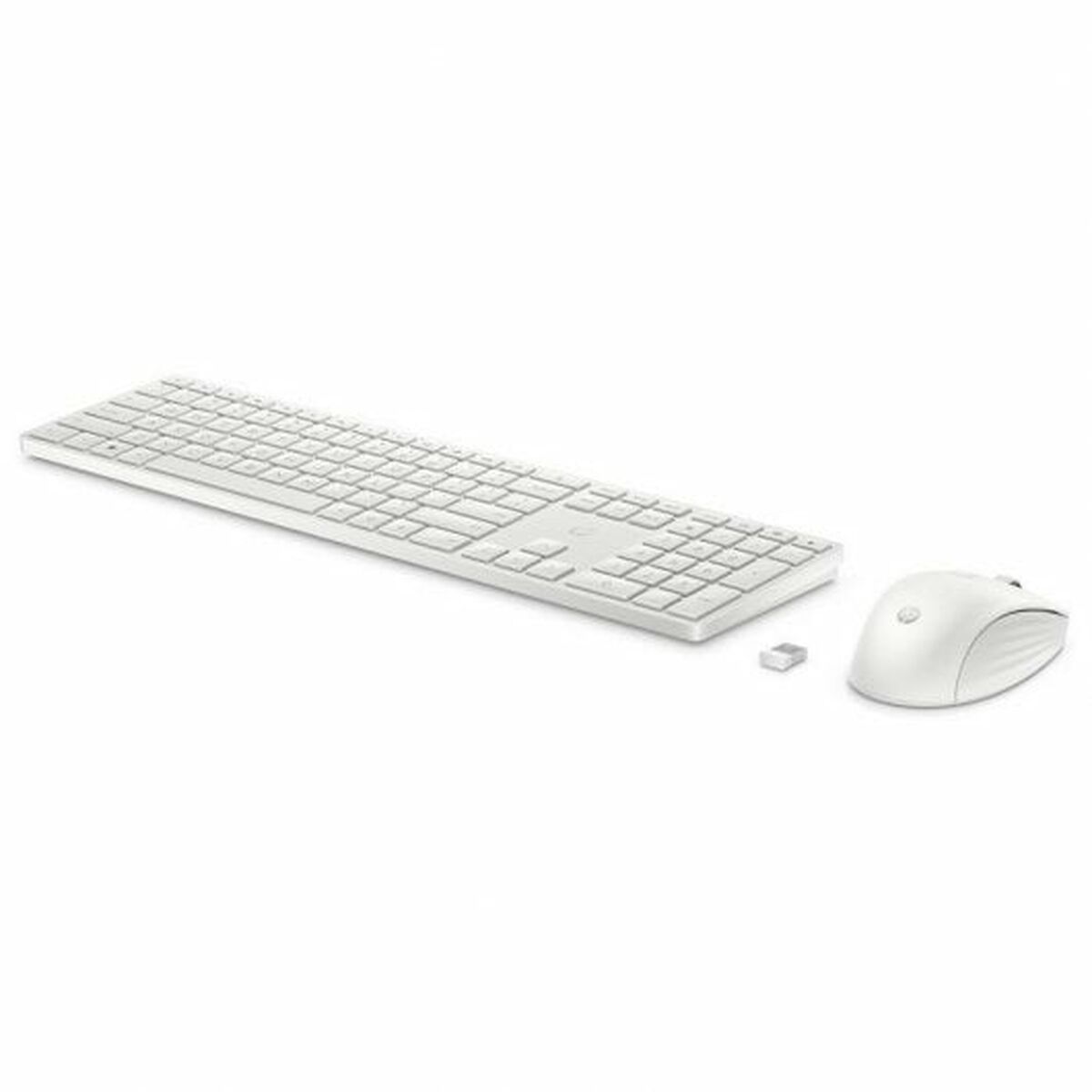 Keyboard and Wireless Mouse HP 650 White Spanish Qwerty