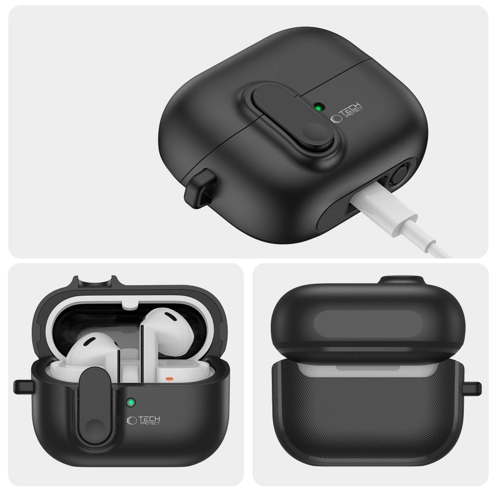 Tech-Protect Slim Hook Samsung Galaxy Buds 3 / 3 Pro Black