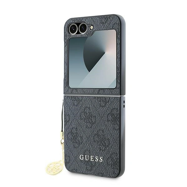 Case Guess GUHCZF6GF4GGR Samsung Galaxy Z Flip6 4G Charm black/black