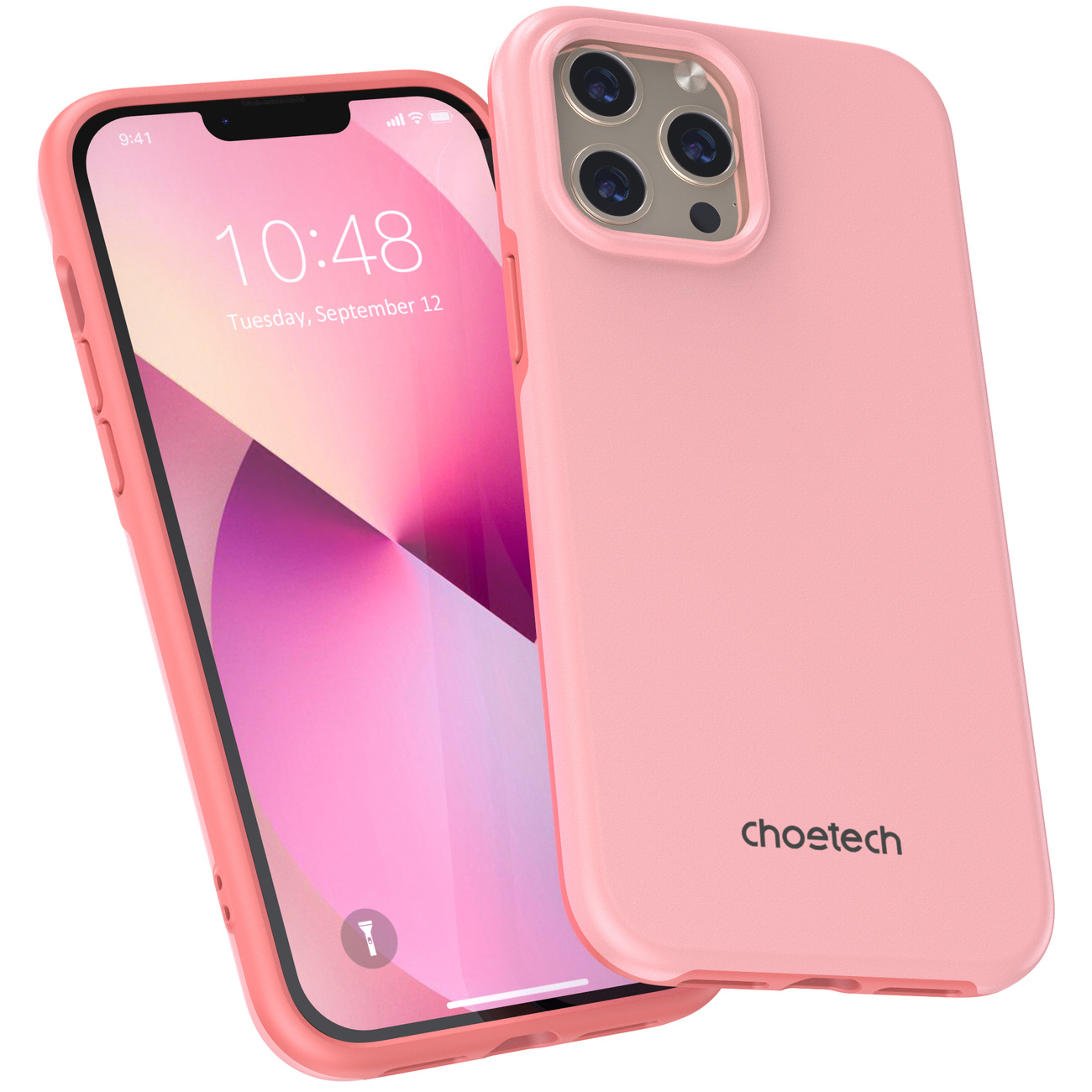 Choetech PC0114-MFM-PK MFM Anti-drop Made For MagSafe Apple iPhone 13 Pro Max pink