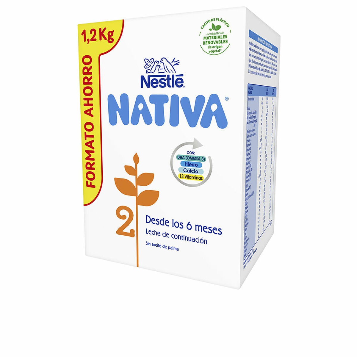 Powdered Milk Nestlé Nativa Nativa2 1,2 kg