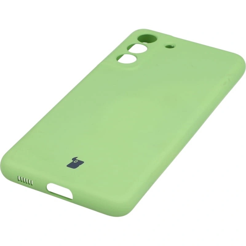 Bizon Case Silicone Samsung Galaxy S21 FE light green