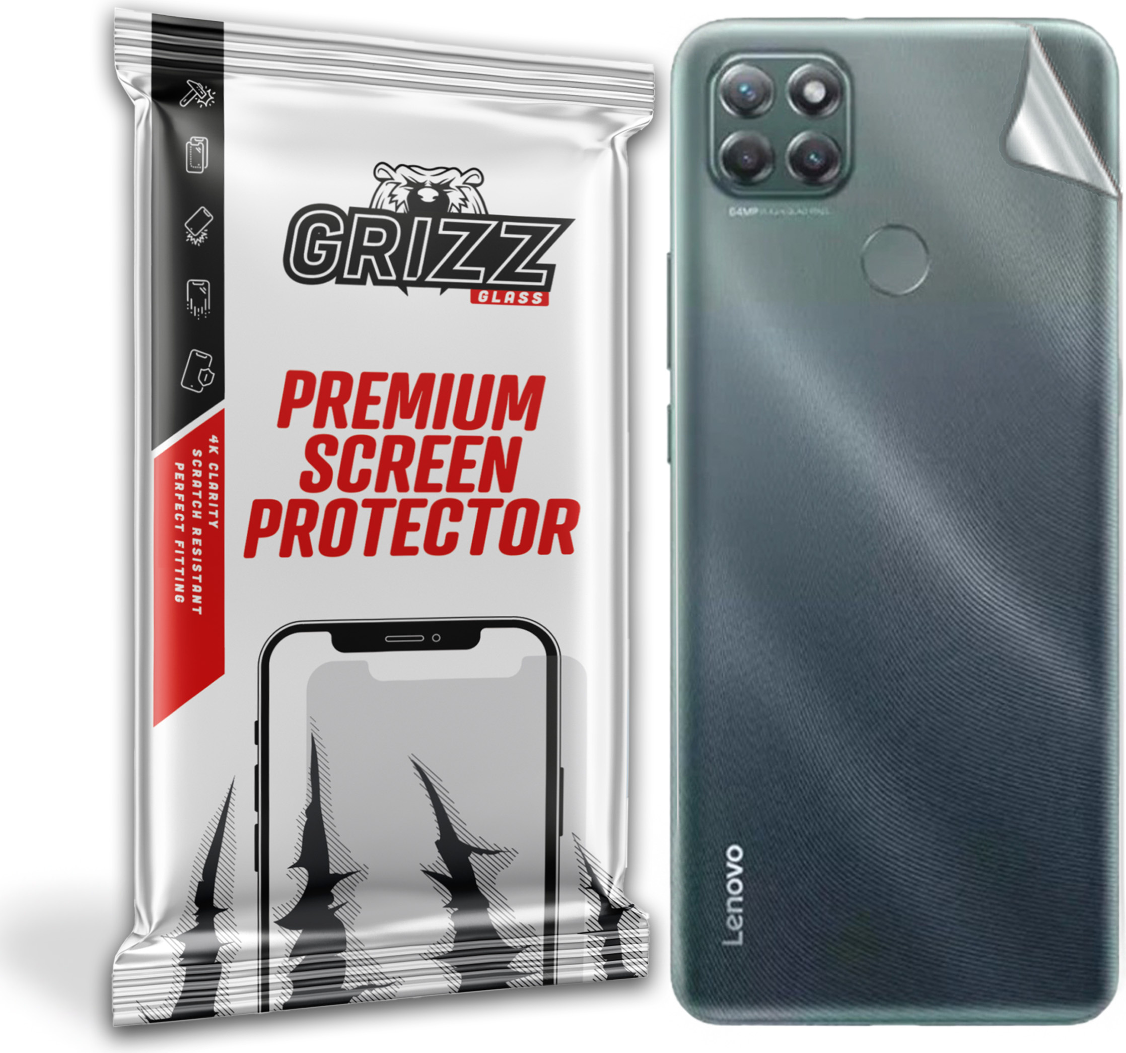 GrizzGlass SatinSkin Lenovo K12 Pro
