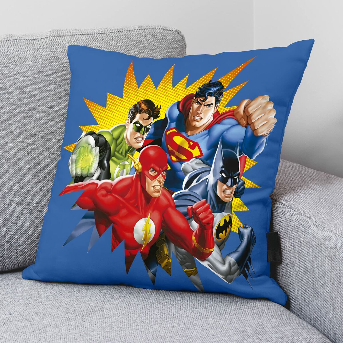 Cushion cover Justice League Blue 45 x 45 cm