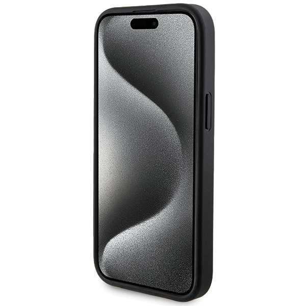 Guess GUBPM5P15S4GEMGK Apple iPhone 15 hardcase + Powerbank 5000mAh MagSafe 4G Metal Logo black