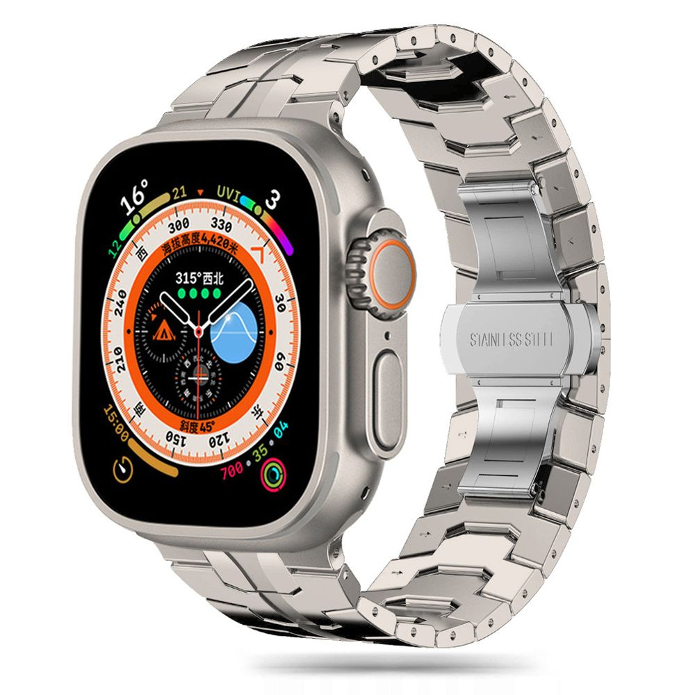 Tech-Protect Stainless Line Apple Watch 4/5/6/7/8/9/SE/Ultra 1/2 42/44/45/49mm titanium