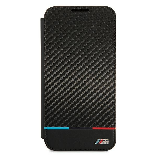 BMW BMBKS22MPUCARTCBK Samsung Galaxy S22+ Plus black bookcase M Collection Triangles