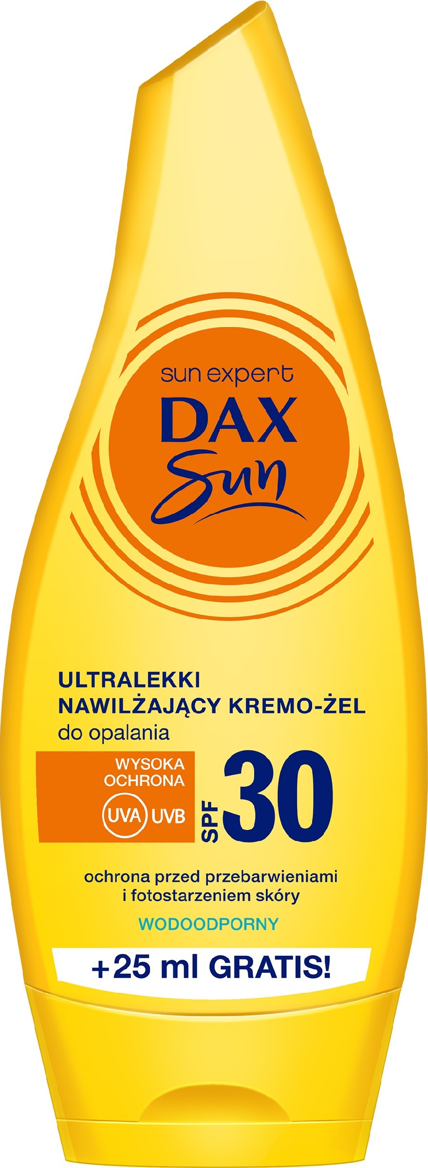 Dax Sun Ultralekki Nawilżający Kremo-Żel do opalania SPF30  175ml