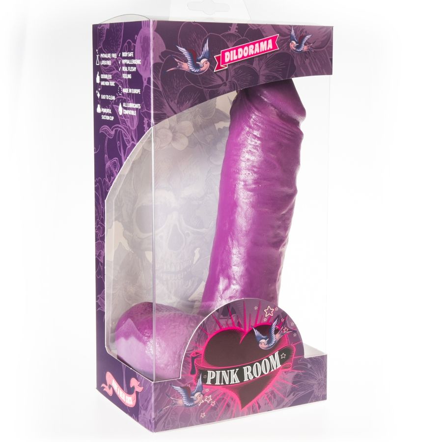 PINK ROOM ANTON REALISTIC DILDO PURPLE 21.5 CM