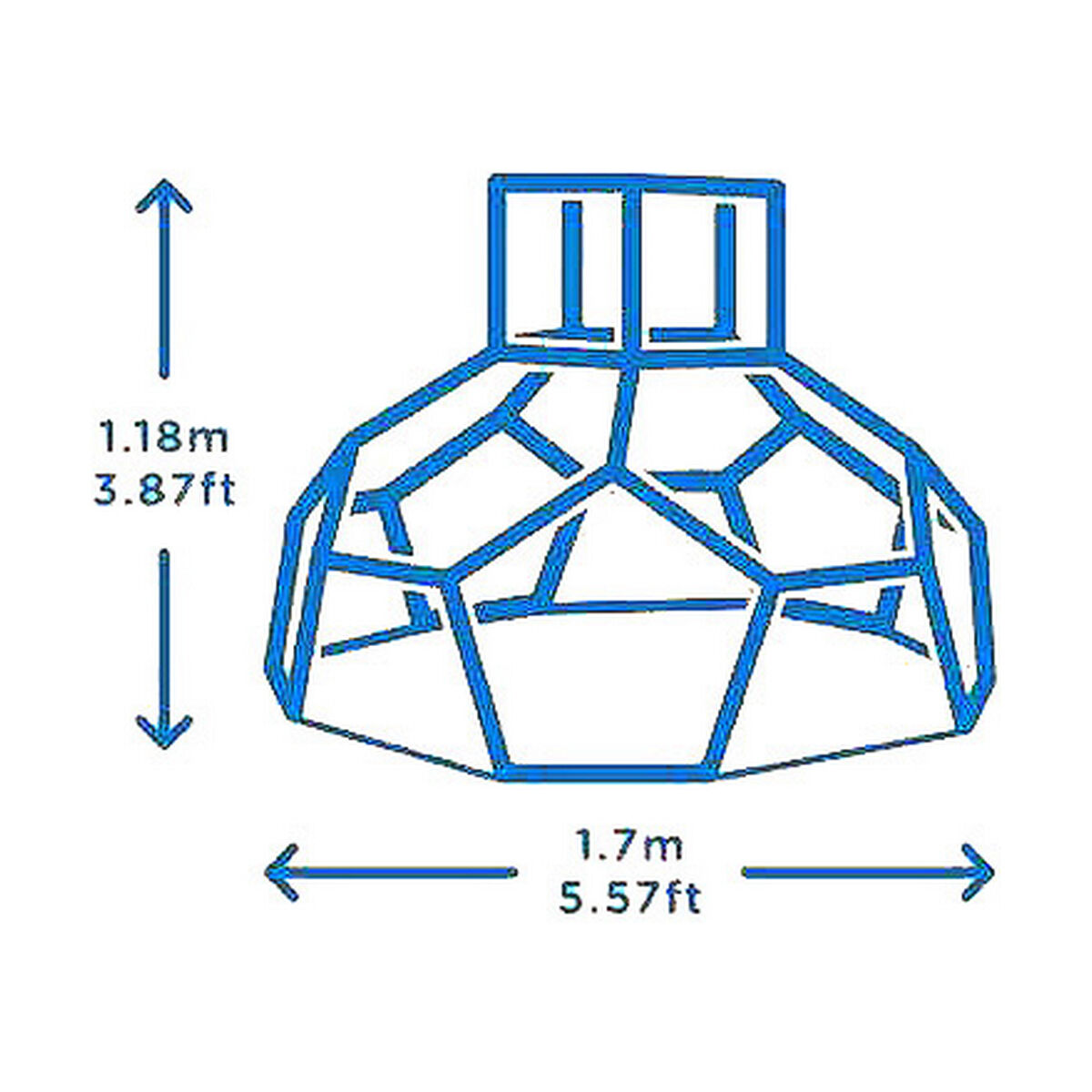 Plac zabaw Dome Climber (118 x 170 x 170 cm)