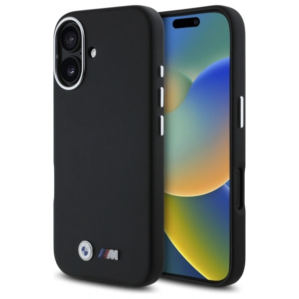 BMW BMHCP16S23PMWK Apple iPhone 16 hardcase M Smooth Full Wrapped Metal black