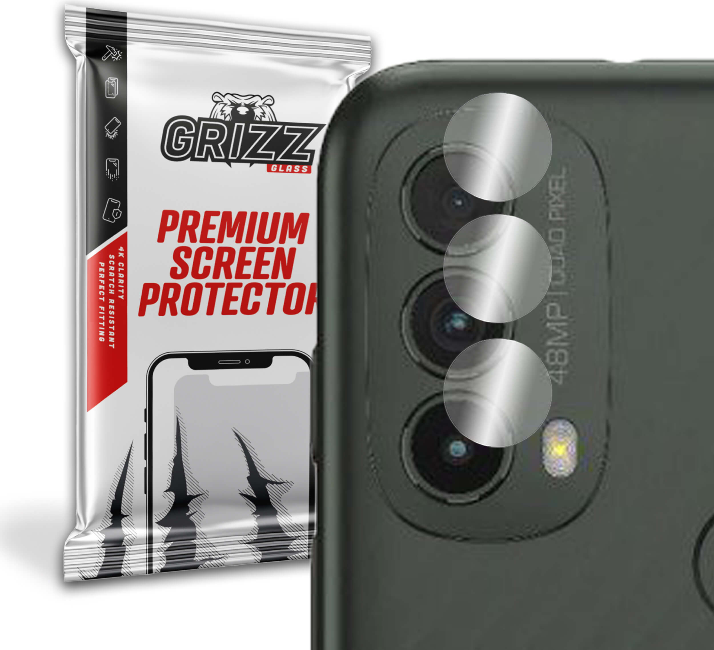 GrizzGlass HybridGlass Camera Motorola Moto E40