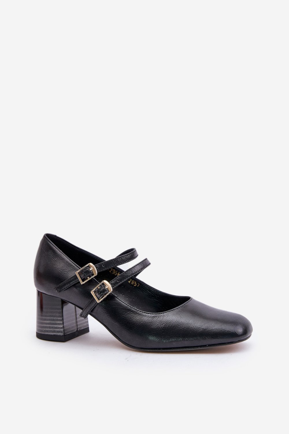  Block heel pumps model 201324 Step in style  black