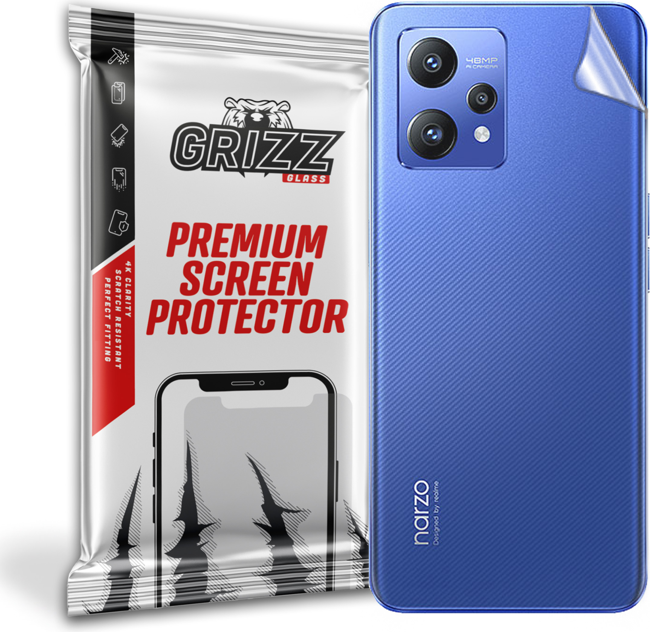 GrizzGlass SatinSkin Realme Narzo 50 Pro 5G