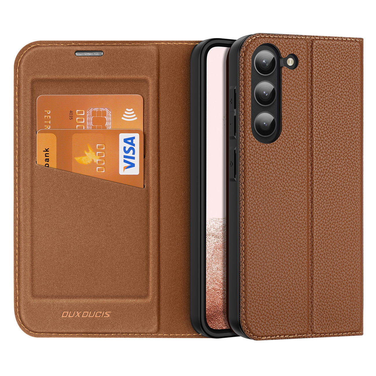 Dux Ducis Skin X2 Samsung Galaxy S23+ Plus brown