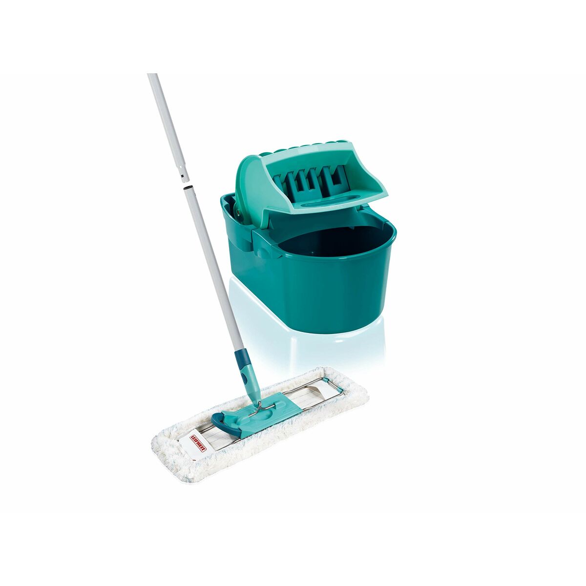 Mop with Bucket Leifheit Blau Kunststoff Verbindung 8 L