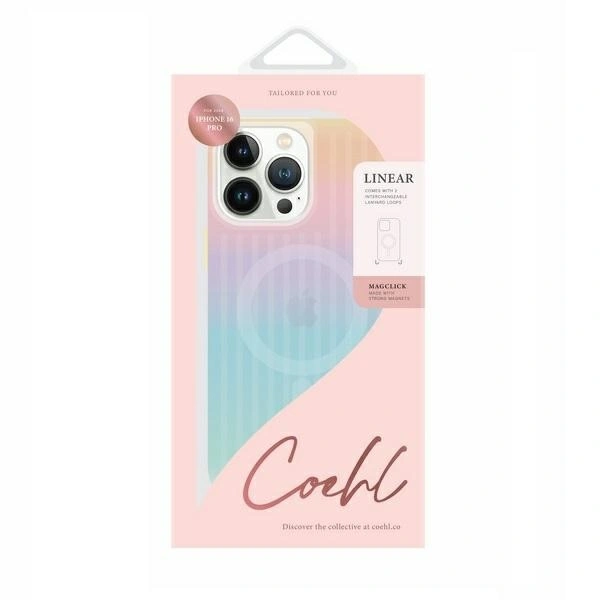 UNIQ Coehl Linear Apple iPhone 16 Pro Magnetic Charging iridescent
