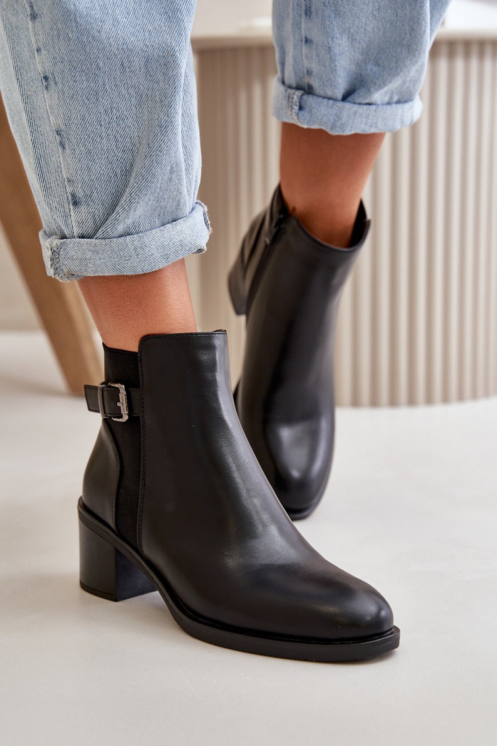  Heel boots model 199075 Step in style  black