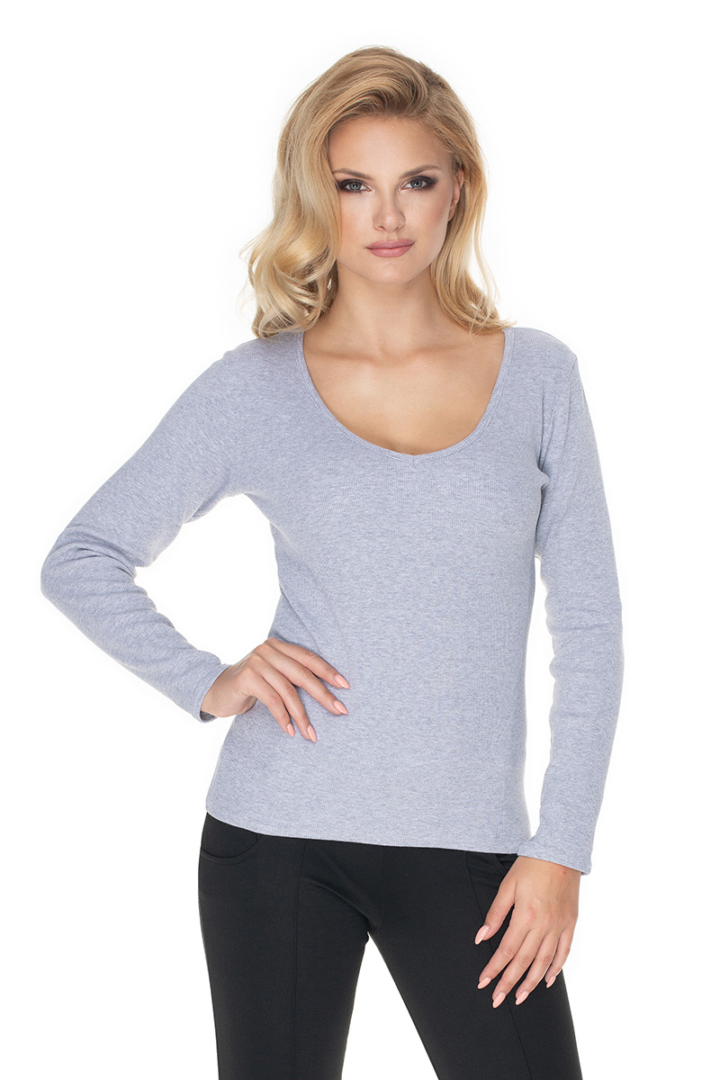  Blouse model 134583 PeeKaBoo  grey