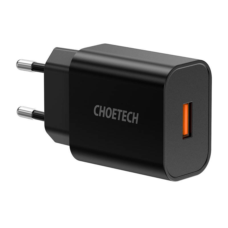 Choetech Q5003 QC 3.0 network charger, 18W (black)