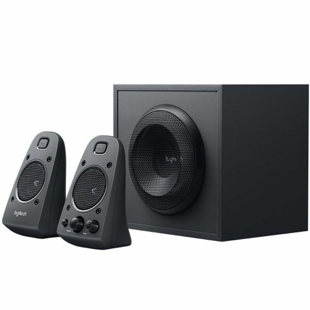 Gaming Speakers Logitech 980-001256 2.1 Black 200W Gaming Speakers Logitech 980-001256 2.1 Black 200W