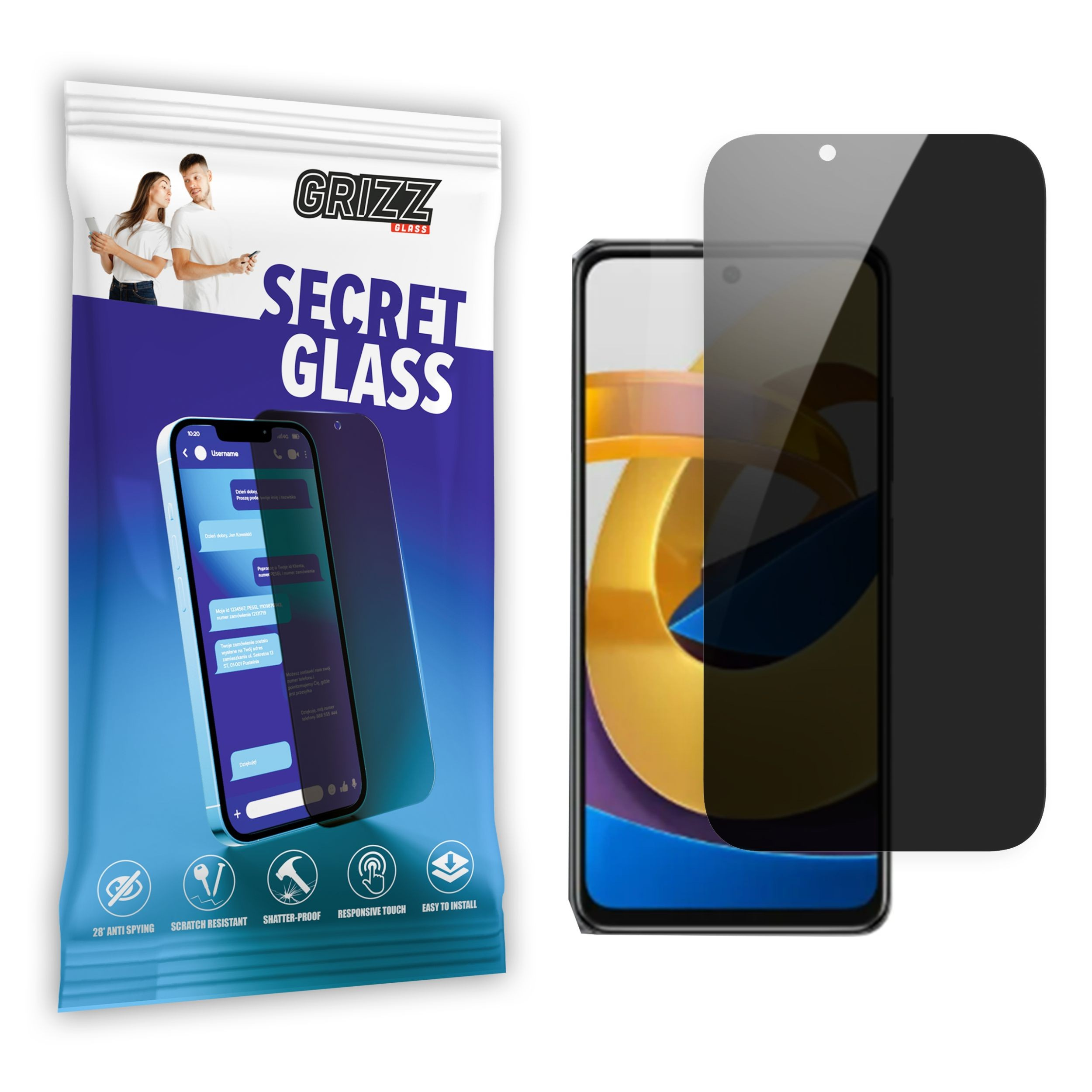 GrizzGlass SecretGlass Xiaomi POCO M4 Pro 5G
