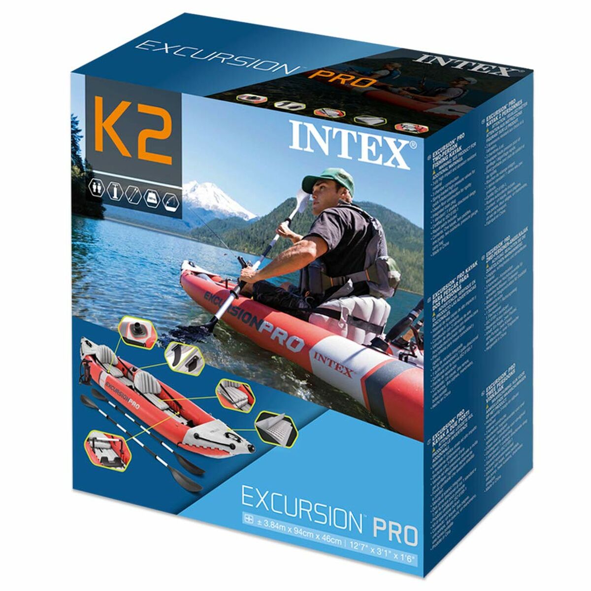 Kayak Intex Excursion Pro Inflatable 94 x 46 x 384 cm