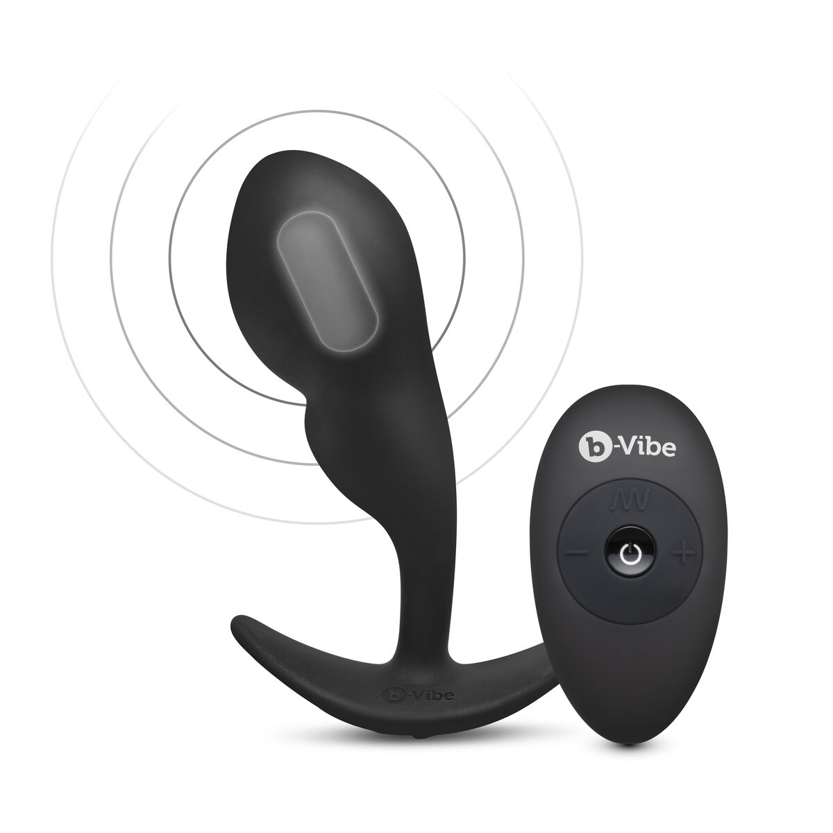 Remote control anal plug B-Vibe Black Remote control anal plug B-Vibe Black