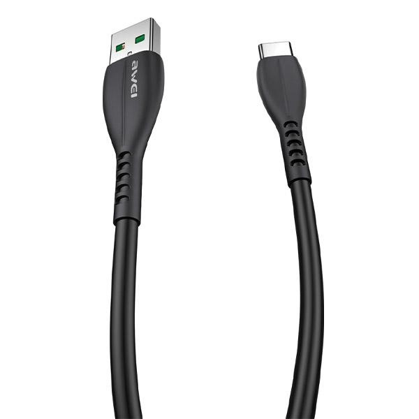 AWEI CL-115T USB-A / USB-C cable 2.4A black