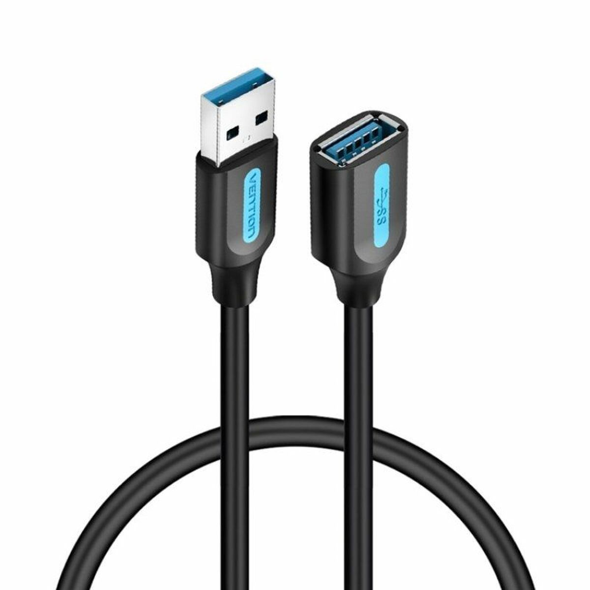 USB Extension Cable Vention CBHBG 1,5 m Black