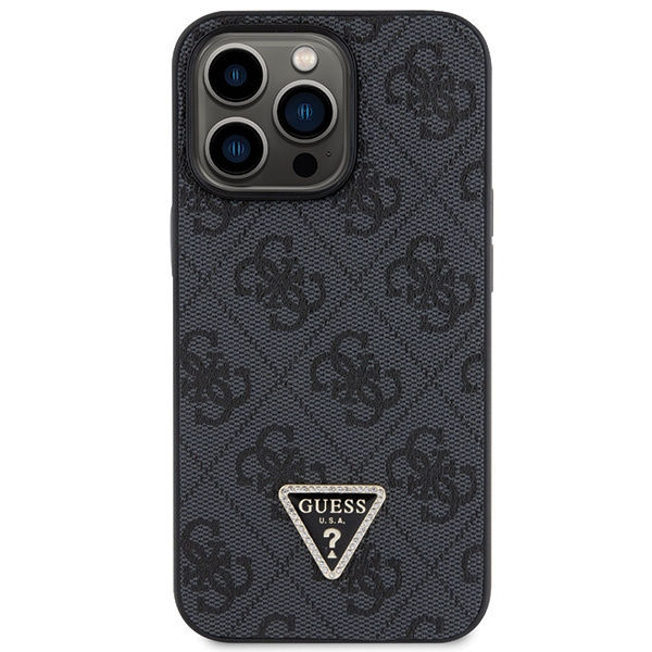 Guess GUHCP13LP4TDSCPK Apple iPhone 13/13 Pro hardcase Crossbody 4G Metal Logo black