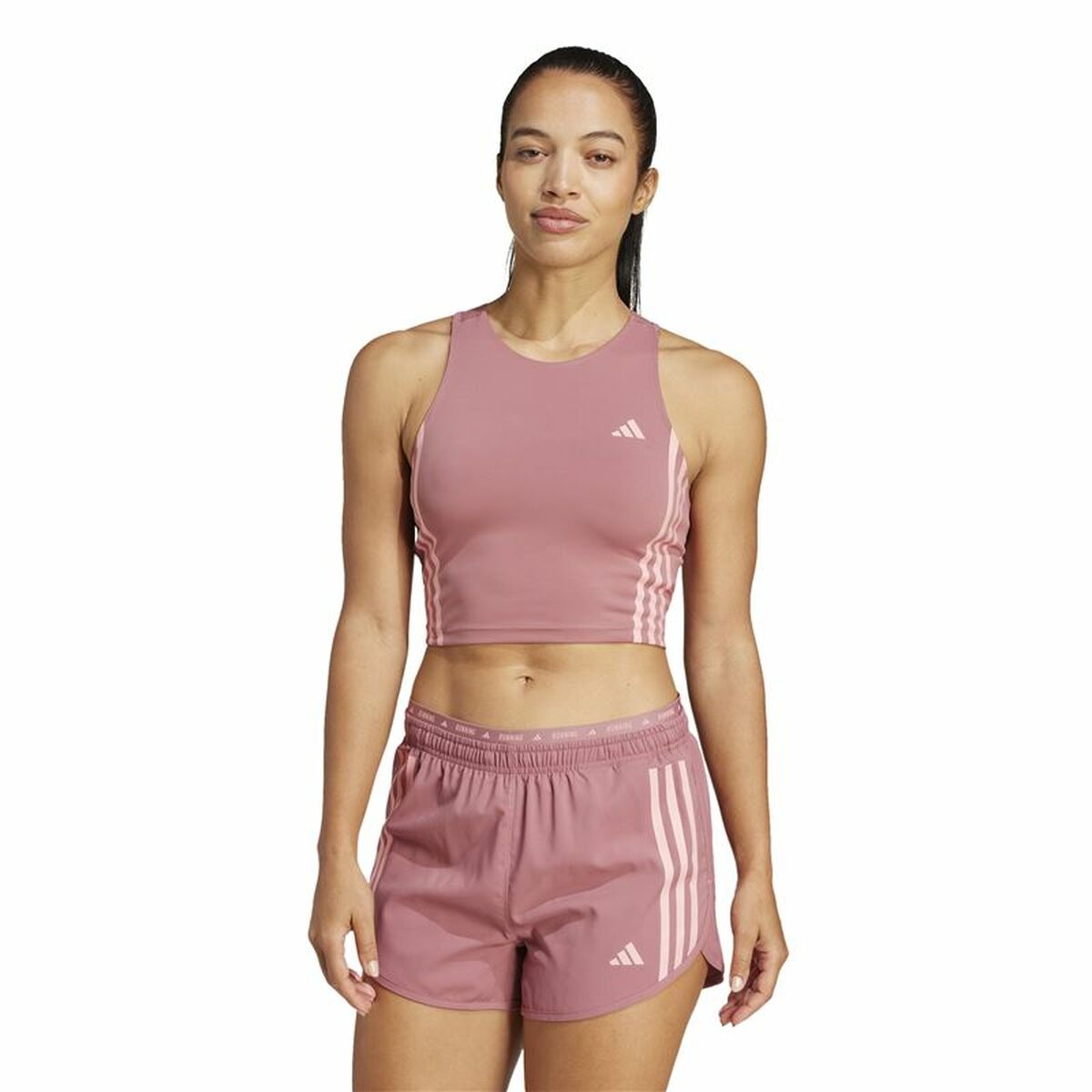Men’s Short Sleeve T-Shirt Adidas Own The Run Pink