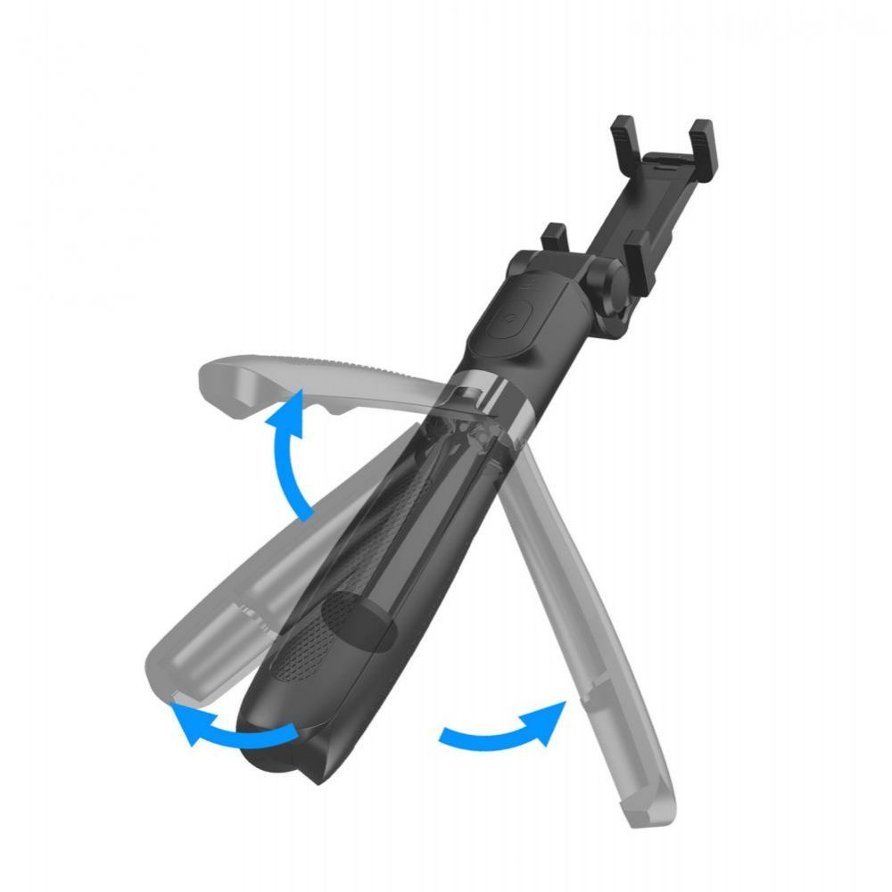 Tech-protect L01s Wireless Selfie Stick Tripod Black