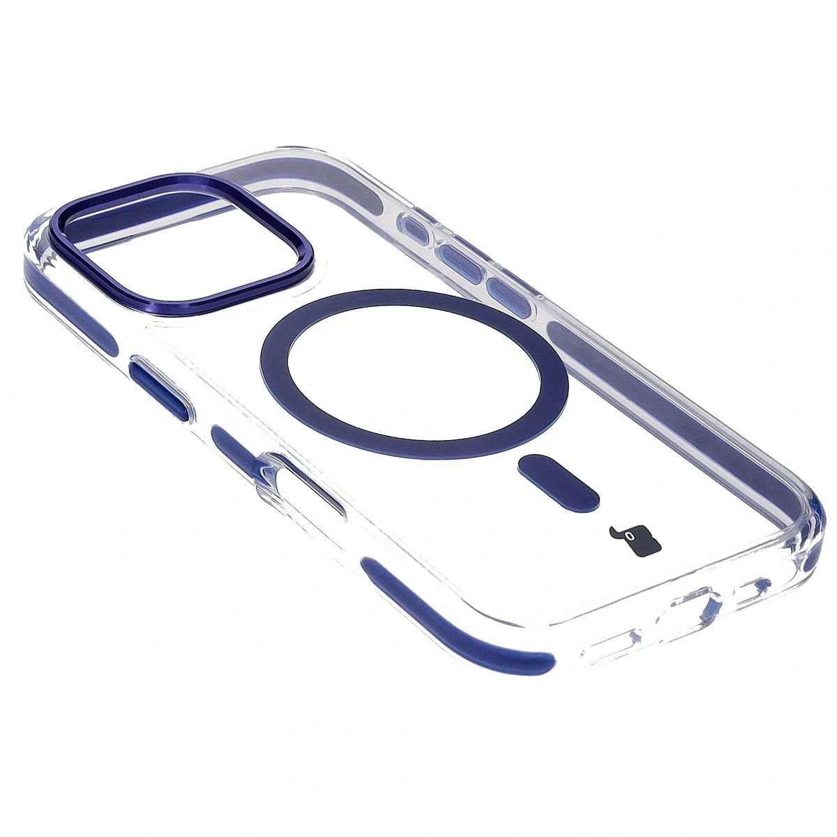 Bizon Case Marco Apple iPhone 16 Pro clear with blue frame