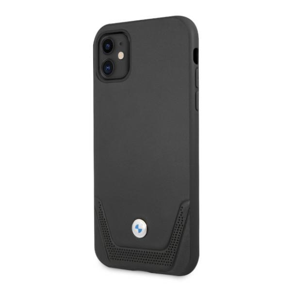 BMW BMHCN61RSWPK Apple iPhone 11 black hardcase Leather Perforate