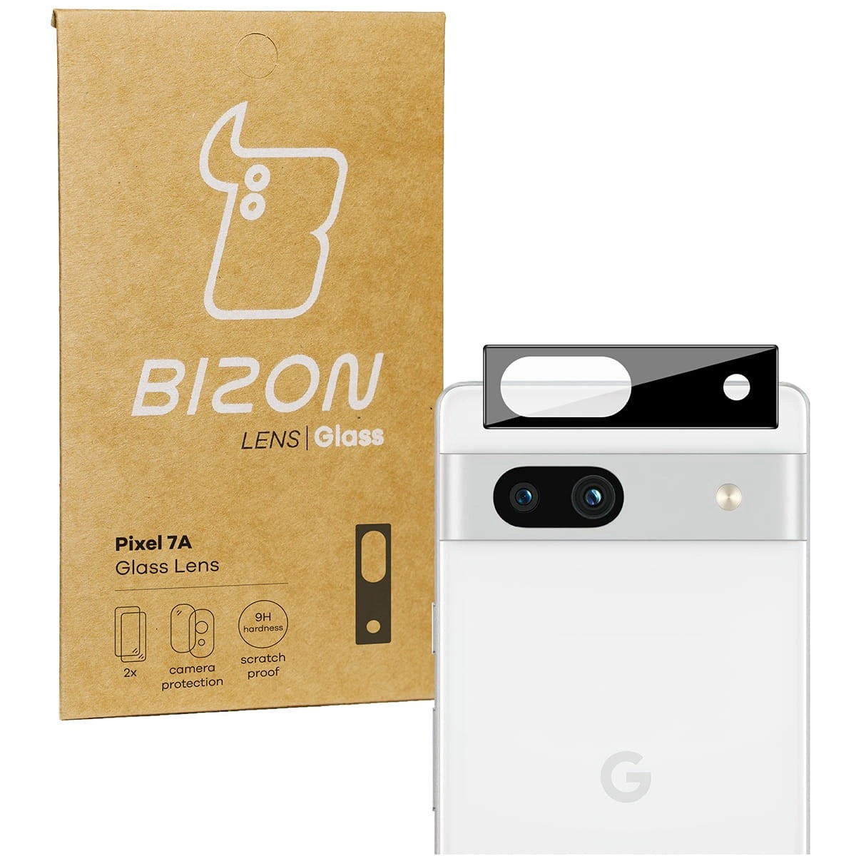 Bizon Glass Lens Pixel 7A [2 PACK]