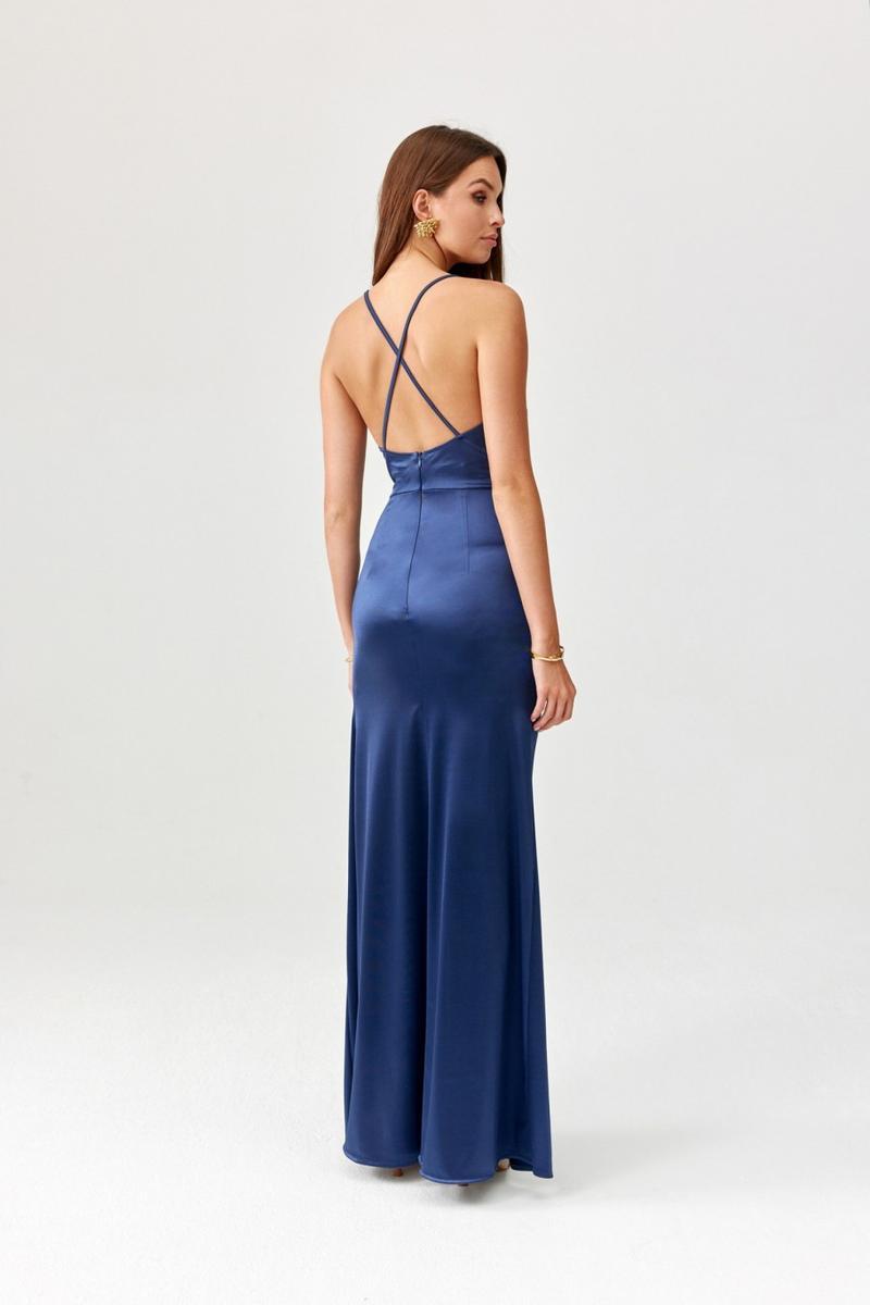  Long dress model 197639 Roco Fashion  navy blue