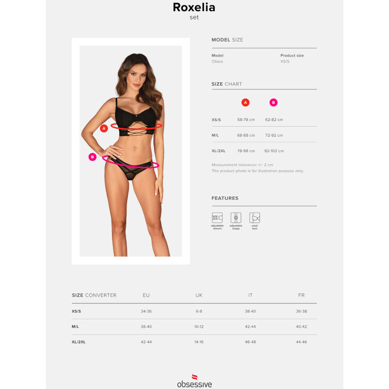 OBSESSIVE - ROXELIA TWO PIECES SET M/L