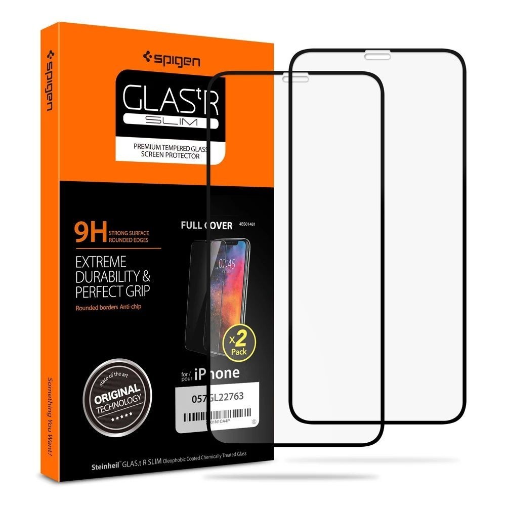 Spigen GLAS.tR Slim Apple iPhone 11 Pro Black [2 PACK]