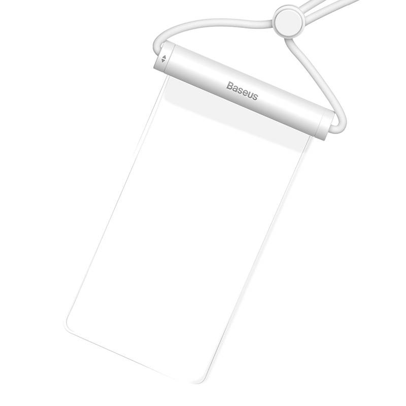Baseus AquaGlide universal waterproof case with cylinder lock (white)