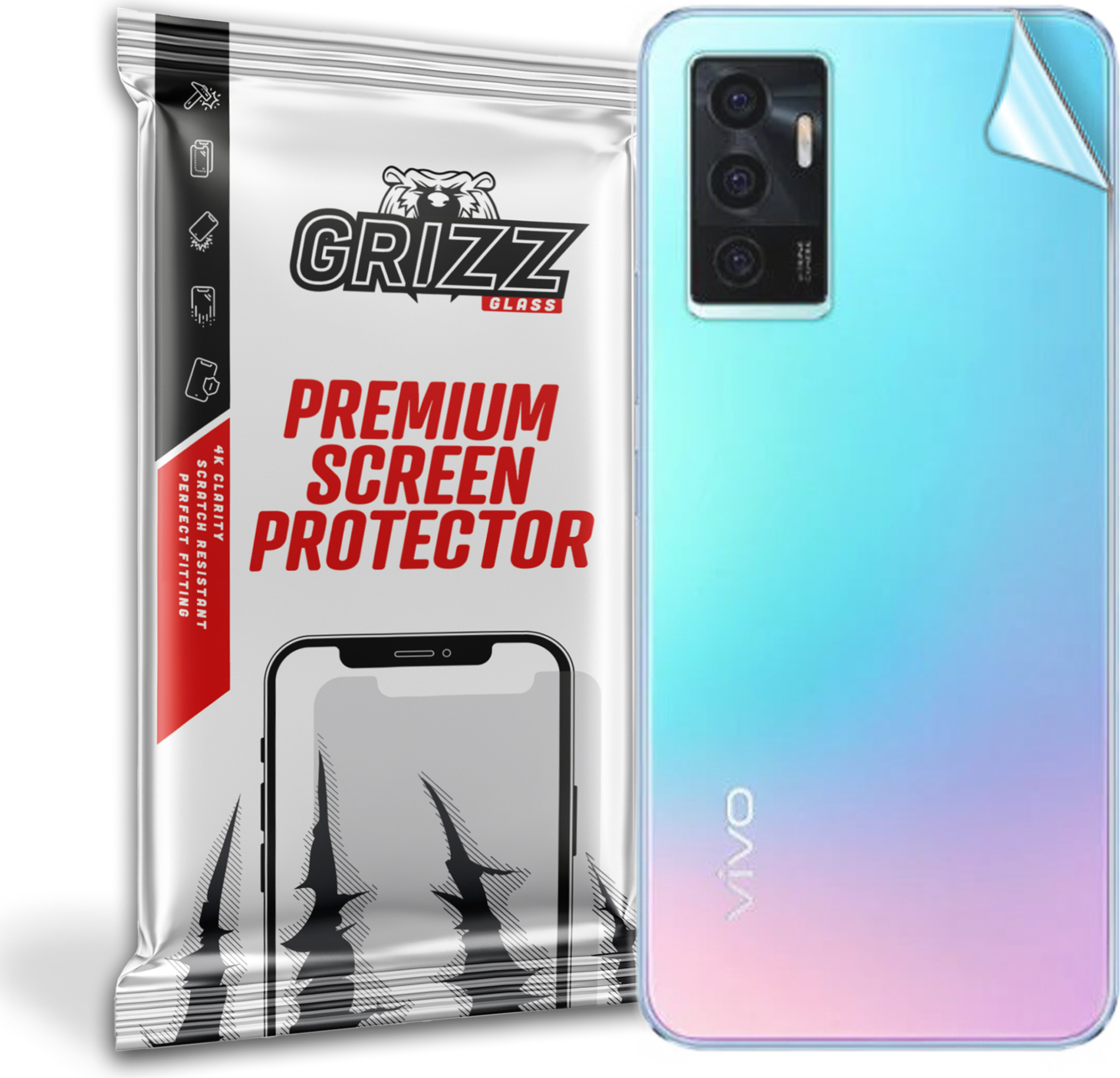 GrizzGlass SatinSkin Vivo V23E 5G