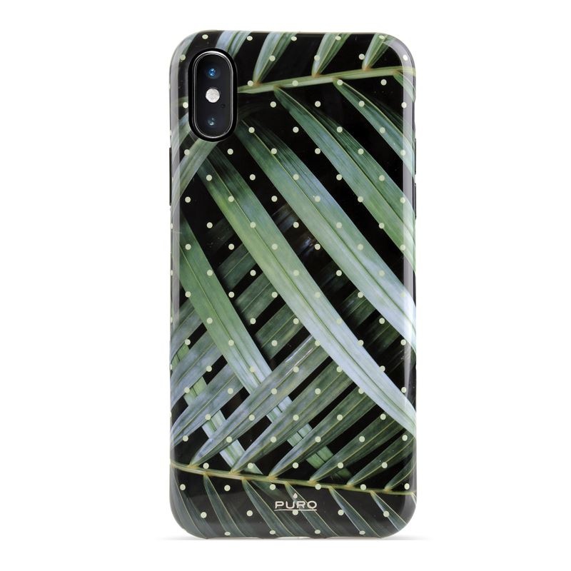 PURO Glam Tropical Leaves Apple iPhone Xs Max (Brilliant Leaves)