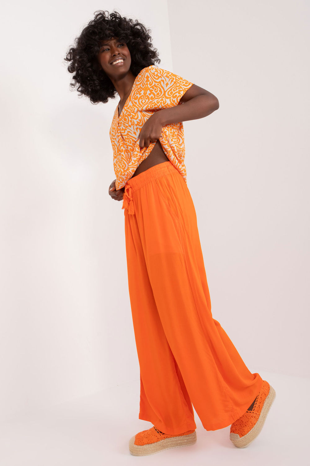  Women trousers model 196904 Sublevel  orange