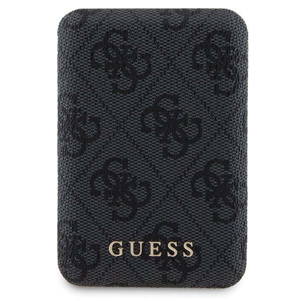 Guess GUBPM5P15S4GEMGK Apple iPhone 15 hardcase + Powerbank 5000mAh MagSafe 4G Metal Logo black