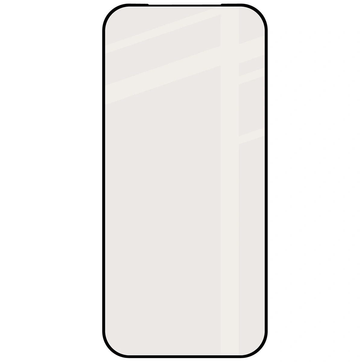 Matowe szkło hartowane Bizon Glass Matte do Apple iPhone 17 Pro, czarna ramka