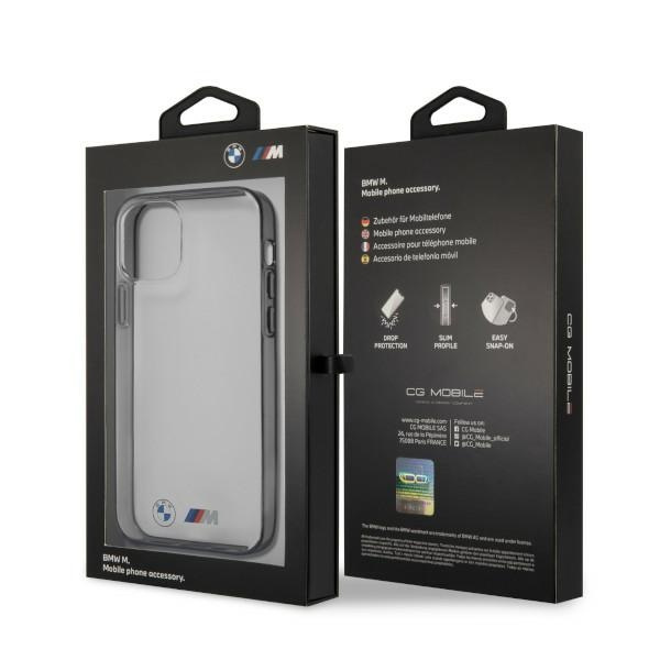 BMW BMHCP12LMBTOK Apple iPhone 12 Pro Max transparent hardcase Sandblast