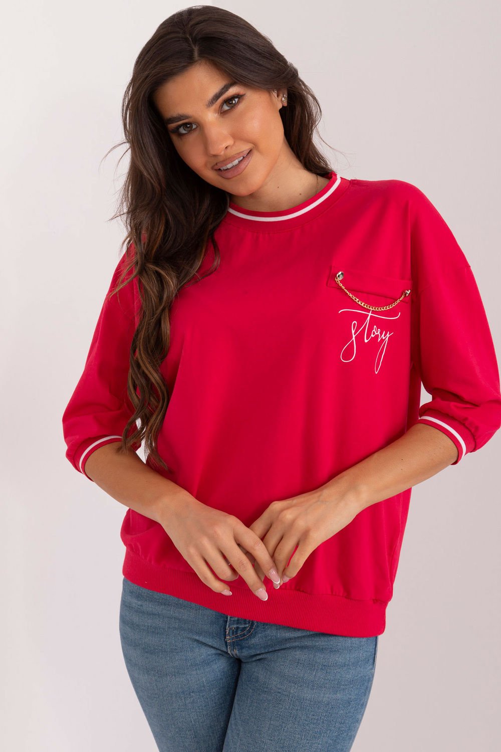  Blouse model 197757 Relevance  red